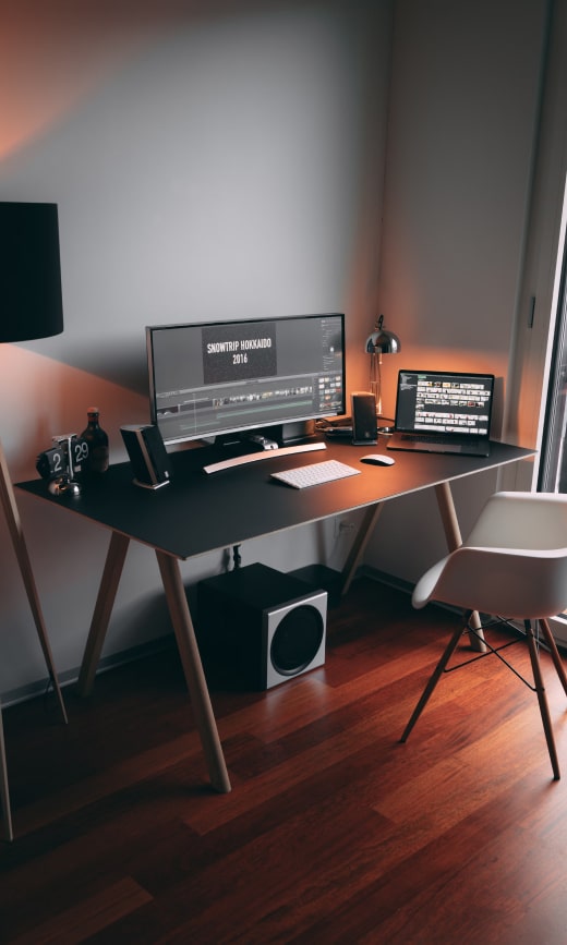 elegant desk setup img opt 1