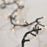 Σειρά, 100 λαμπάκια 4mm, 230V, επέκταση έως 3, προέκταση παροχής150cm, πράσινο καλώδιο, διάφανο λαμπάκι, ΑΝΑ 5cm, ΙΡ20