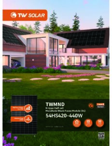 Φωτοβολταϊκό πάνελ TW Solar TWMND-54HS440W 440W - Image 2